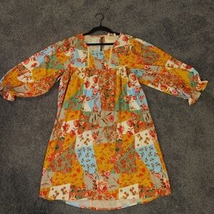 Umgee Floral Small Dress, NWT